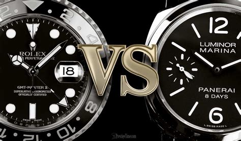 panerai vs rolex gmt|who wears panerai watches.